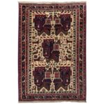 Tapis Persan Vintage Fait Main Modèle Barad