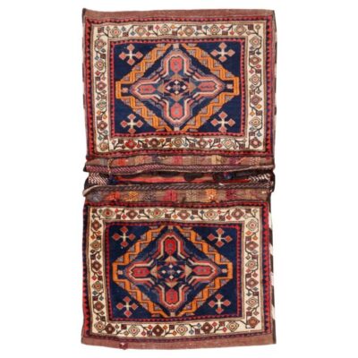 Sacoche de selle persane vintage – Tissée à la main & d’occasion Tōbrag 187412