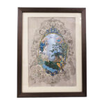 Peinture d’art miniature persan originale : Aquarelle – Le monde de l’amour par Niloofar Hosseinpour
