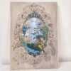 Peinture d'art miniature persan originale : Aquarelle – Le monde de l'amour par Niloofar Hosseinpour