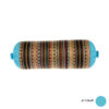Traversin Cylindrique Traditionnel Persan avec Tissu Élégant Jajim