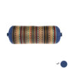 Traversin Cylindrique Traditionnel Persan avec Tissu Élégant Jajim
