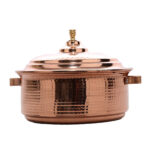 Marmite en cuivre persan – Style de cuisson martelé traditionnel (5x)