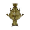 Samovar en laiton persan, théière décorative à charbon, motifs floraux 6 litres