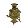 Samovar en laiton persan, théière décorative à charbon, motifs floraux 6 litres