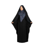 Tchador noir islamique arabe Hijab pour femmes et prière – Hosna