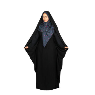 Tchador noir islamique arabe Hijab pour femmes et prière – Hosna