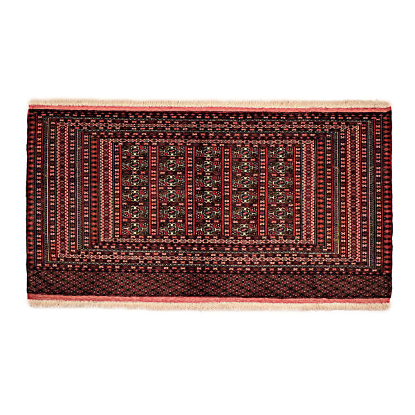 Tapis Persan Fait Main Tribal Intriqué en Laine Inour