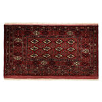 Tapis Persan Fait Main Tribal Intriqué en Laine Sarasar