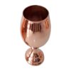 Verre à vin en cuivre persan martelé - Modèle Brillant