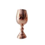 Verre à vin en cuivre persan martelé – Modèle Brillant