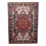 Tapis en feutre de laine persan 100% naturel et fait main Dena