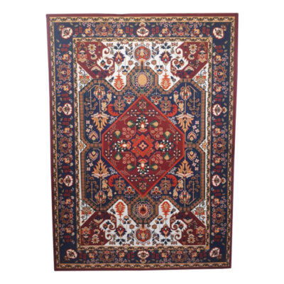 Tapis en feutre de laine persan 100% naturel et fait main Dena