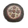 Tapis en feutre de laine persan 100% naturel et fait main Rond Nila