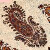 Nappe Iranienne : Impression Traditionnelle Kalamkari d'Isfahan Bloc Majnooni