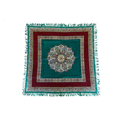 Nappe Iranienne : Impression Traditionnelle Kalamkari d’Isfahan Bloc Toranj