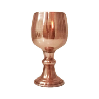 Verre à vin en cuivre persan martelé – Modèle Arash