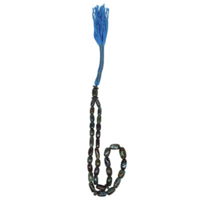 Chapelet en turquoise de Neyshabur : 33 perles de prière artisanales Lavan