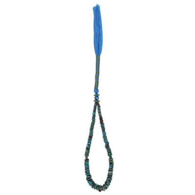 Chapelet en turquoise de Neyshabur : 66 perles de prière artisanales Mahan