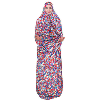 Tchador Islamique de Prière pour Femmes – Idéal pour la Prière – Fleur Violette