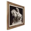 Tapis persan figuratif noué à la main de Tabriz représentant Lady Godiva en relief