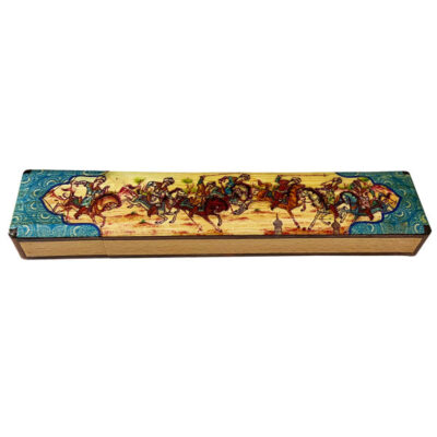 Boîte de Rangement pour Marteaux de Santur Persan Modèle Lajevardi