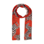 Châle artistique léger pour femme – Zèbre