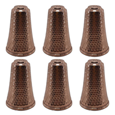 Ensemble de salières et poivrières en cuivre persan Montagne (6x)