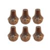 Ensemble de salières et poivrières en cuivre persan Termeh (6x)