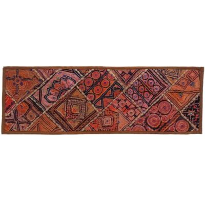 Chemin de Table Patchwork Brodé Iranien Baloutchi