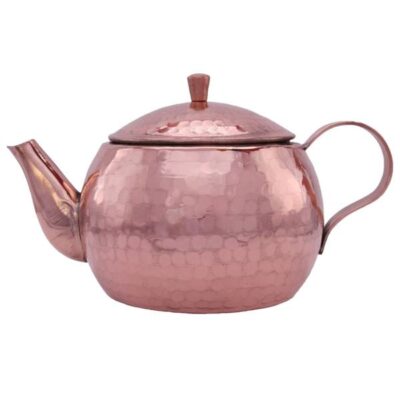 Théière persane en cuivre faite main et martelée Violette