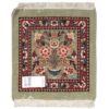 Tapis Persan en Laine Fait Main Vert Clair