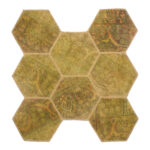 Tapis patchwork noué à la main persan vintage Ruche