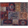 Tapis patchwork noué à la main persan vintage Haris