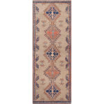 Tapis patchwork noué à la main persan vintage Harat