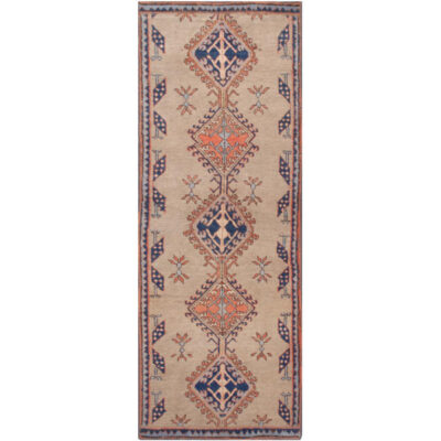 Tapis patchwork noué à la main persan vintage Harat