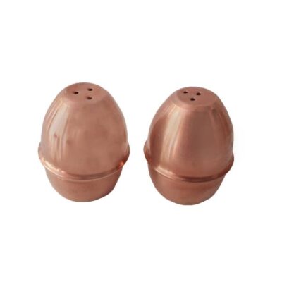 Ensemble de 2 salières et poivrières en cuivre persan Œuf