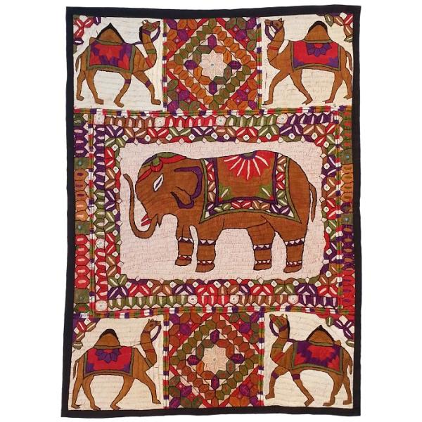 Nappe Brodée à la Main Modèle Animaux