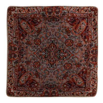 Coussin en Termeh Persan – Modèle T4030 (X2) | Textile persan tissé à la main