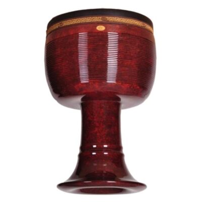 Tambour Tombak Persan – Modèle Heidari en Fibre de Verre Rouge 01