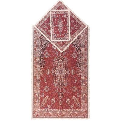 Tapis de prière en Termeh persan de luxe, Sajada traditionnel islamique