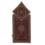 Tapis de prière en Termeh persan de luxe, Sajada élégance islamique