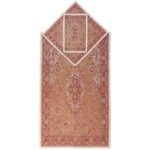 Tapis de prière en Termeh persan de luxe, Sajada bleu islamique
