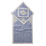 Tapis de prière en Termeh persan de luxe, Sajada mince Paisley rouge