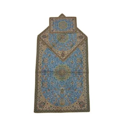 Tapis de prière en Termeh persan de luxe, Sajada rouge islamique