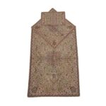Tapis de prière en Termeh persan de luxe, Sajada vert islamique