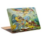 Autocollant pour ordinateur portable 15,6 pouces modèle Peinture d’art miniature