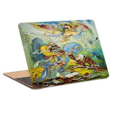 Autocollant pour ordinateur portable 15,6 pouces modèle Peinture d’art miniature