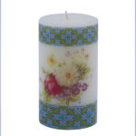 Persian Candle – Model Purple Flower (3x)