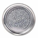 Plat de Service Persan en Cuivre Traditionnellement Martelé Diana